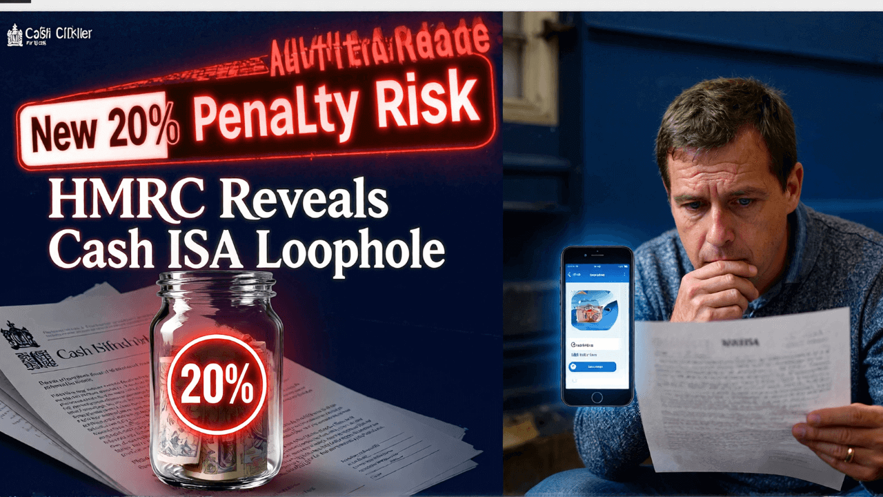 HMRC Reveals Cash ISA Loophole — Millions Could Face New 20% Penalty