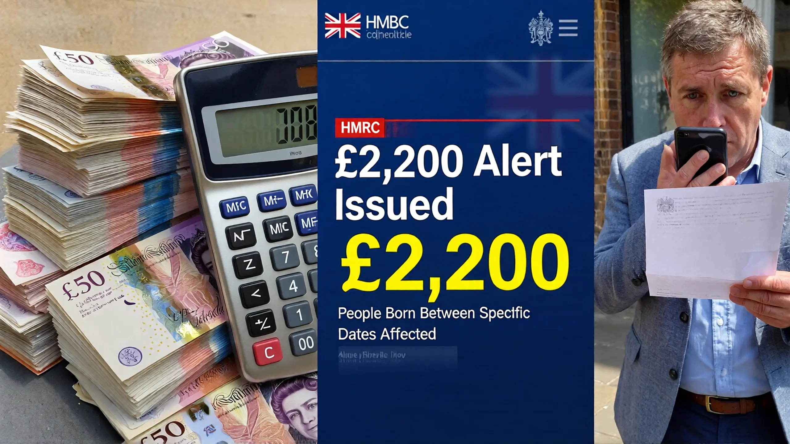 HMRC Issues £2,200 Alert to People Born Between These Two Dates