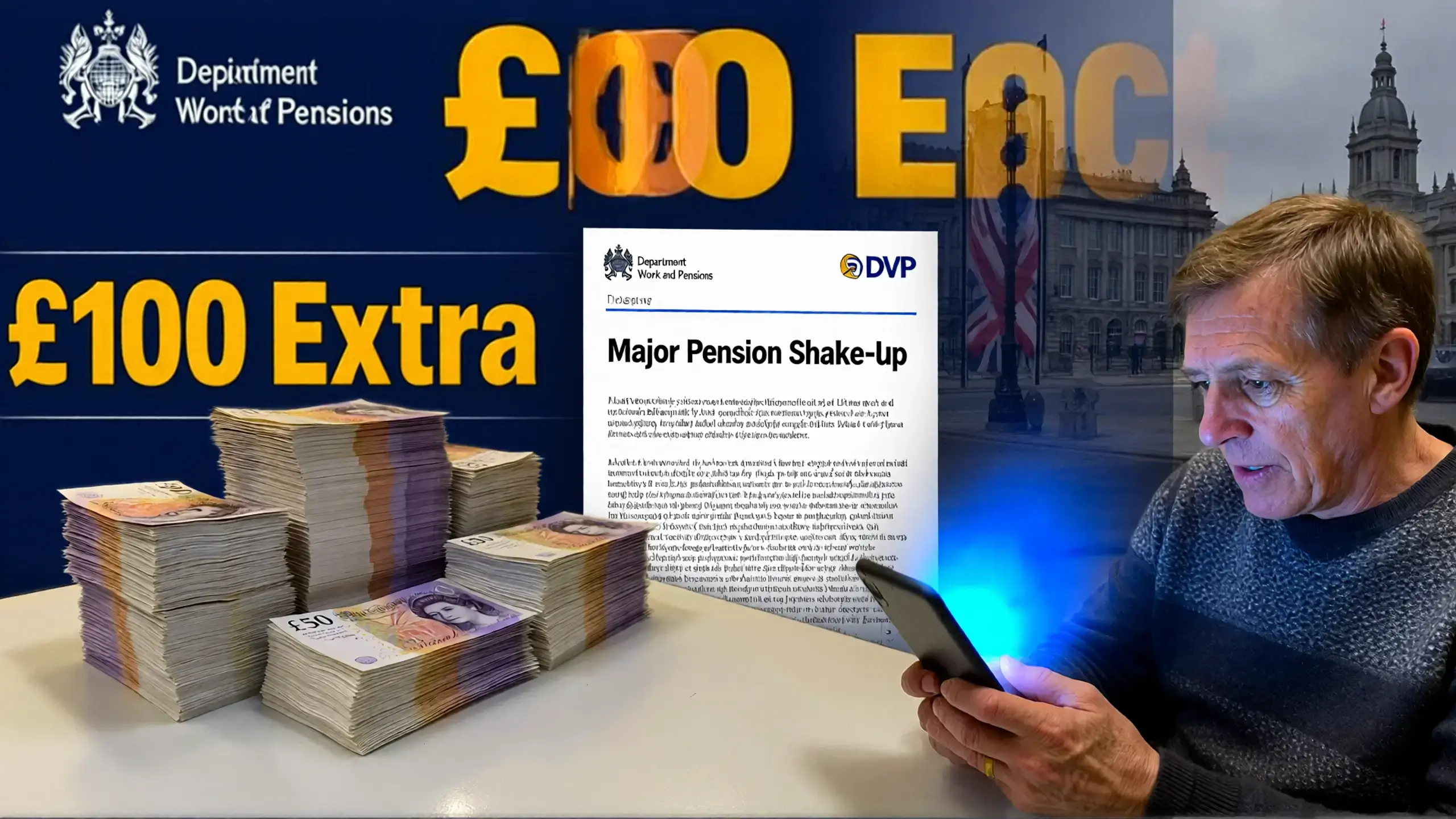 Major Pension Shake-Up: Some UK Pensioners to Receive £100 Extra Each Week