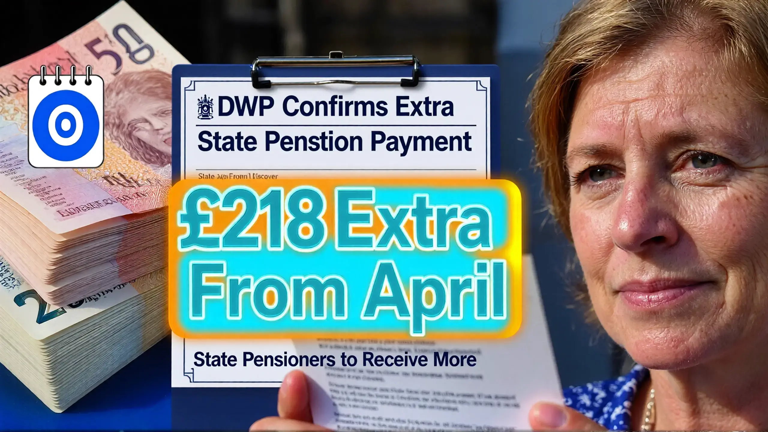 DWP Confirms £218 Extra Payment for State Pensioners From April