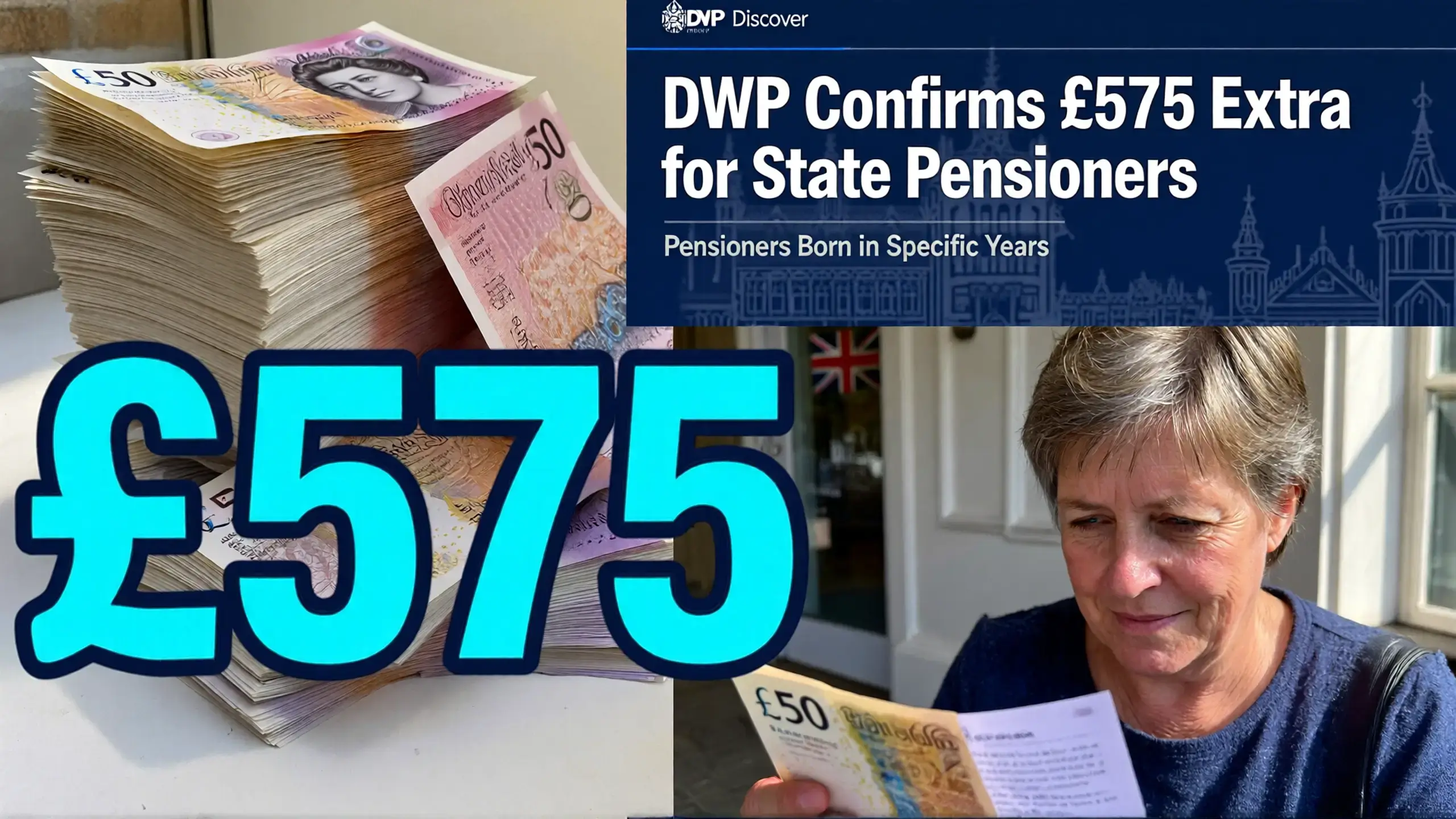 DWP Confirms £575 Extra for State Pensioners Born in Specific Years
