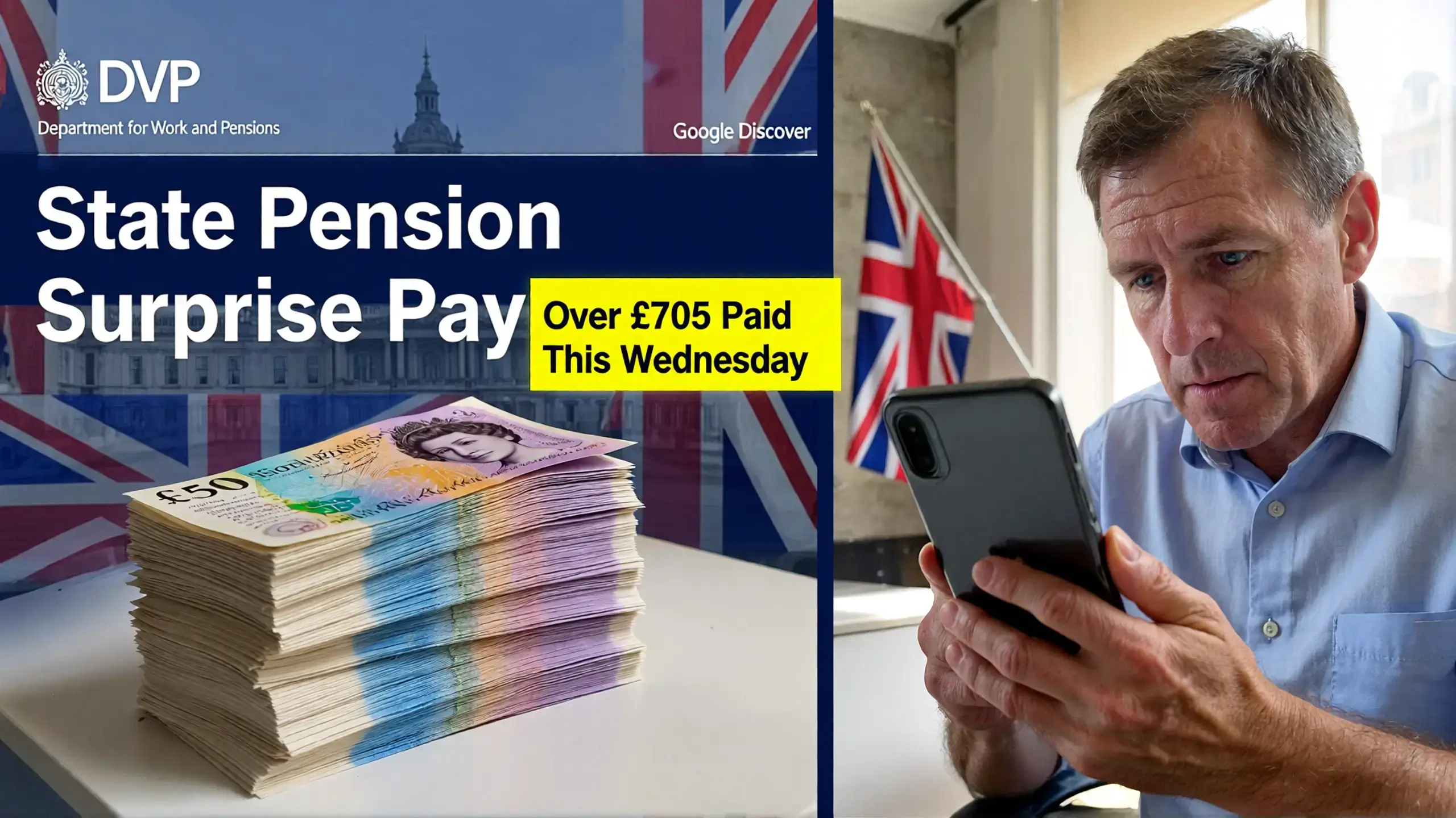 State Pensioners Given Surprise Payment of Over £705 This Wednesday