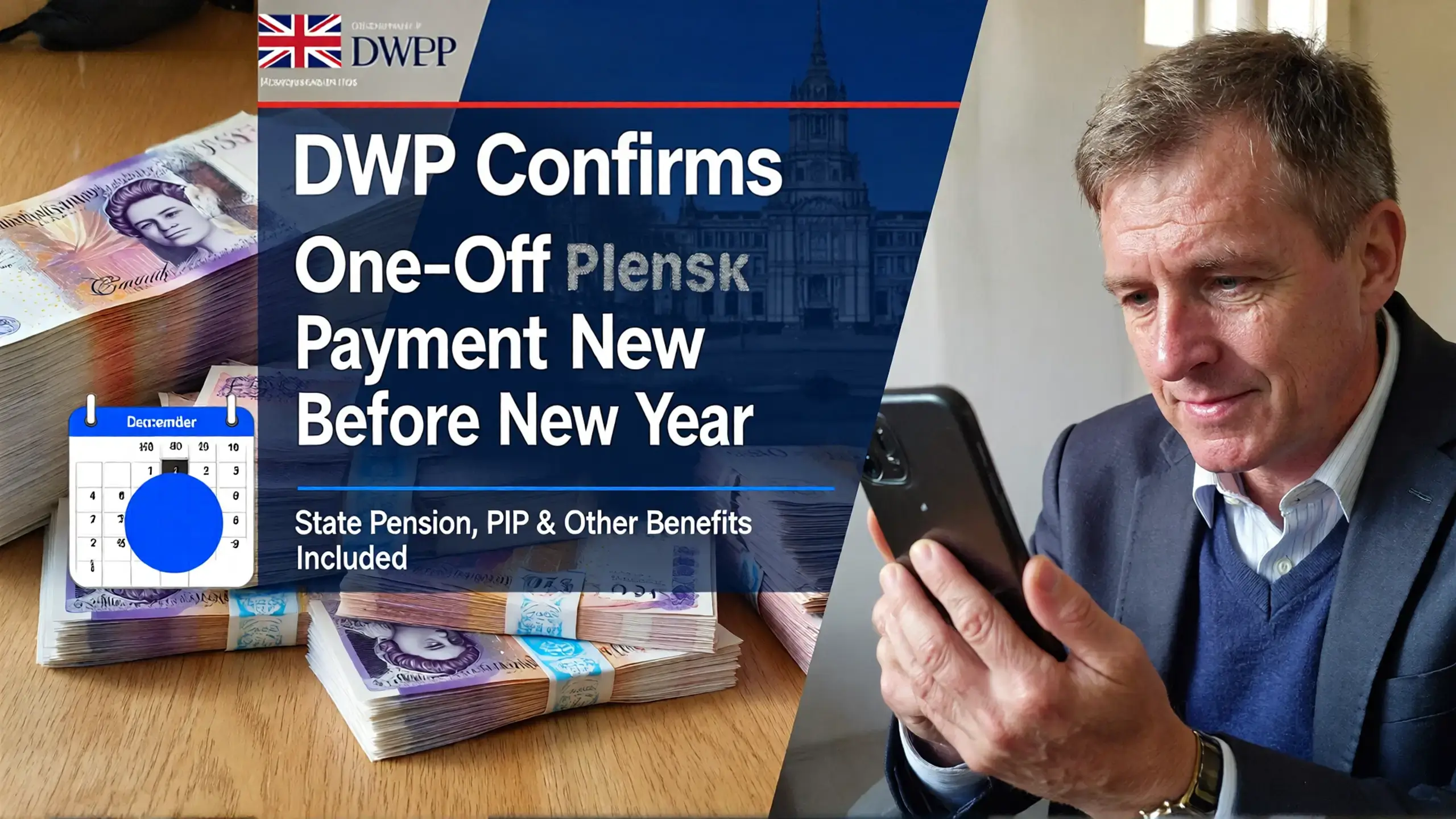 DWP Confirms One-Off Payment for State Pension, PIP and Other Benefits Before New Year