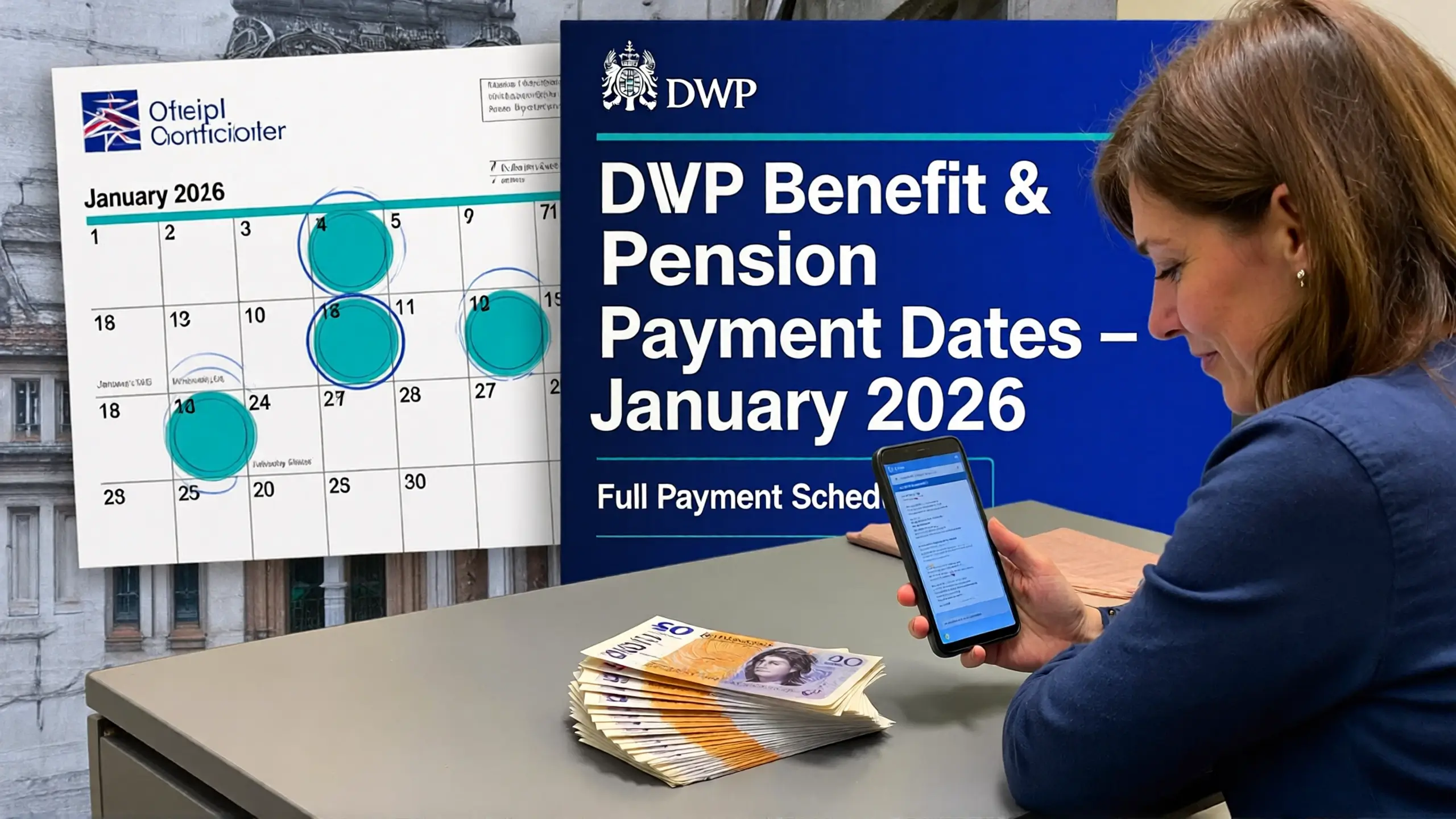 DWP Benefit and Pension Payment Dates for January 2026 – Full Schedule