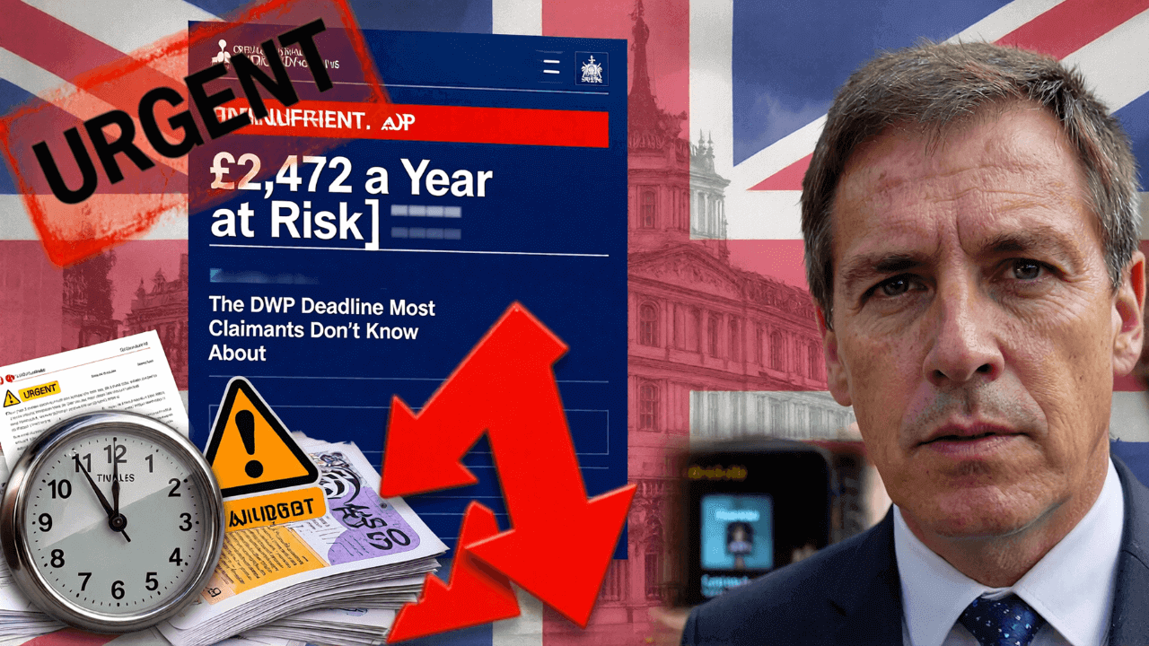 £2,472 a Year at Risk – The DWP Deadline Most Claimants Don’t Know About