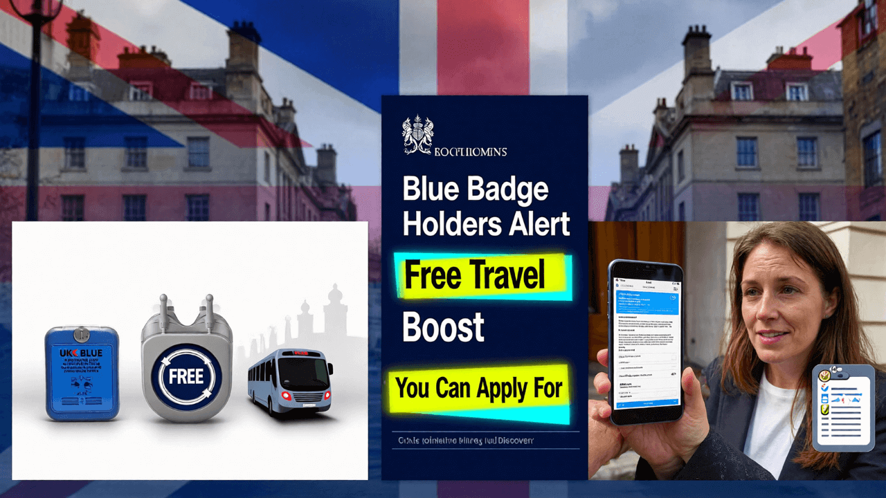 Blue Badge Holders Alert: Little-Known Free Travel Boost You Can Apply For