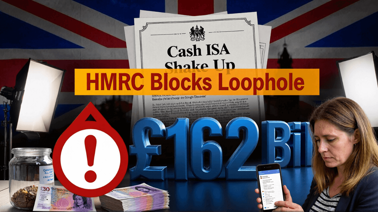 Cash ISA Shake-Up: HMRC Blocks Loophole as Savers Hit With £162 Bill