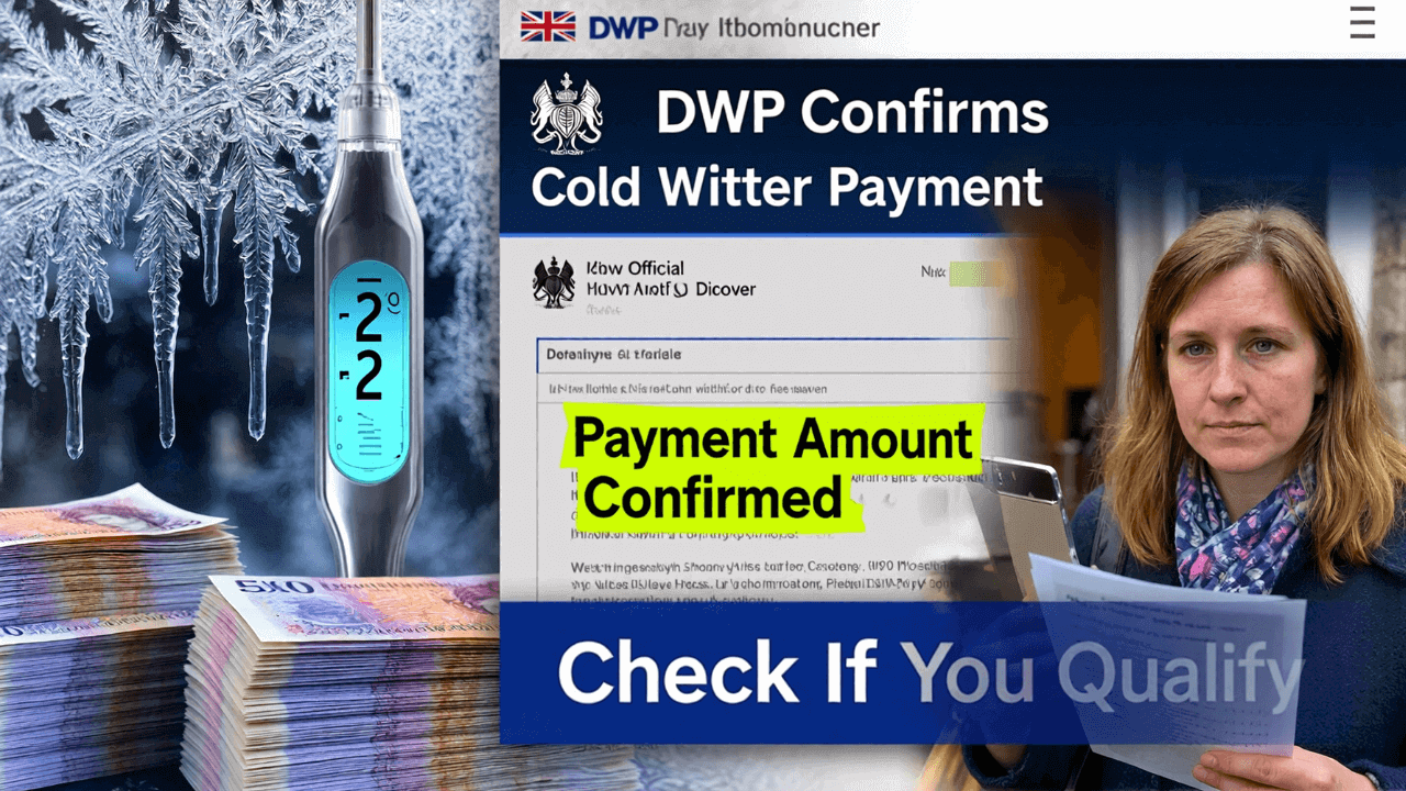 DWP Confirms Cold Weather Payment Amount – Check If You Qualify