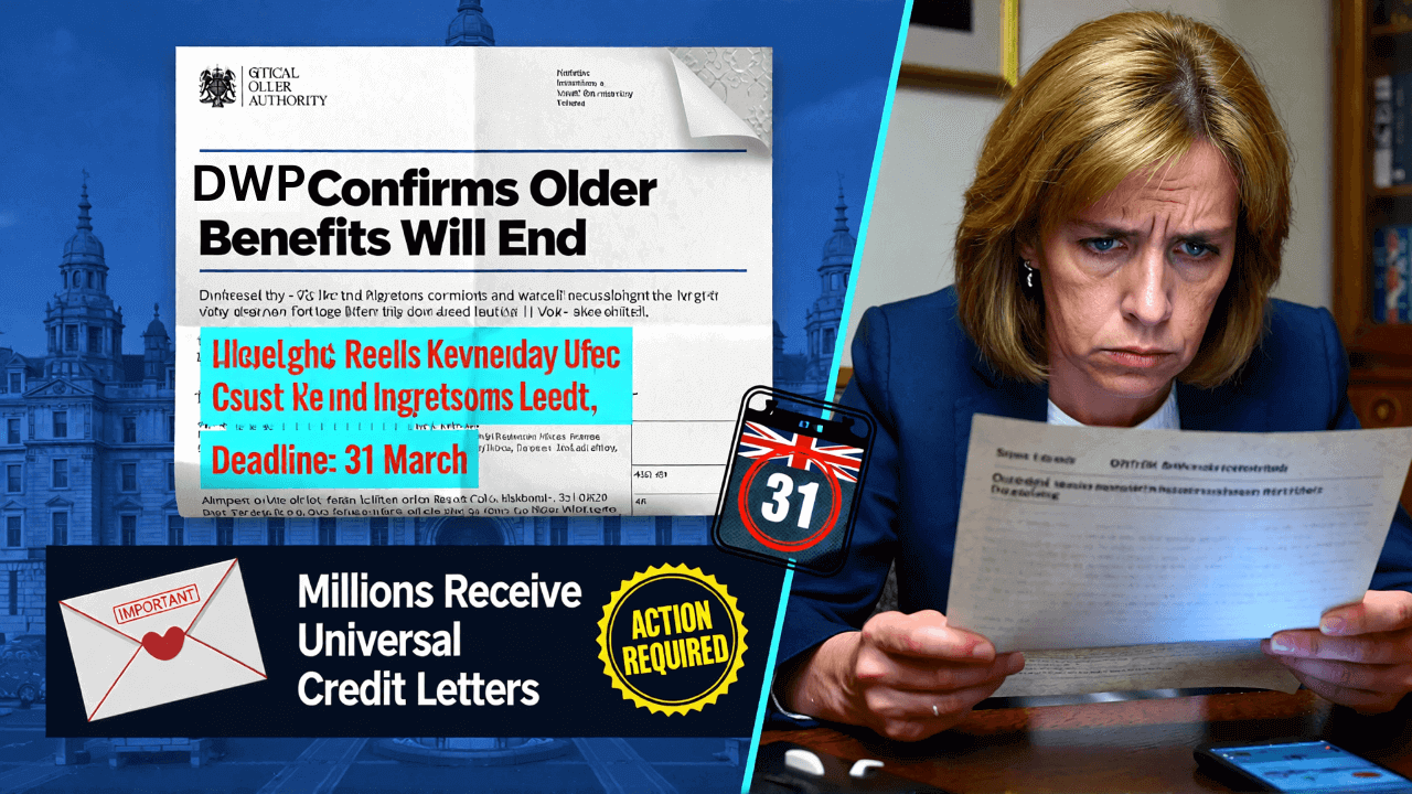 DWP Confirms Older Benefits Will End by March 31 – Millions Receive Universal Credit Letters