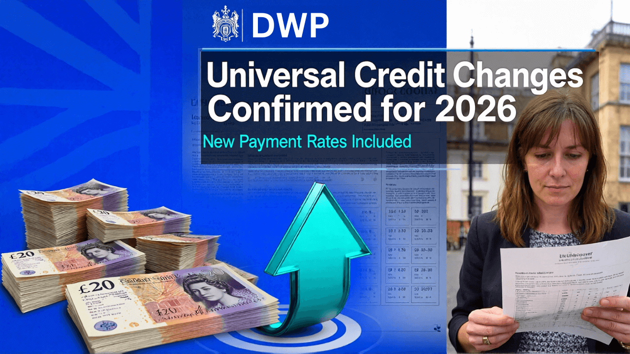 DWP Confirms Universal Credit Changes for 2026 – New Payment Rates Included