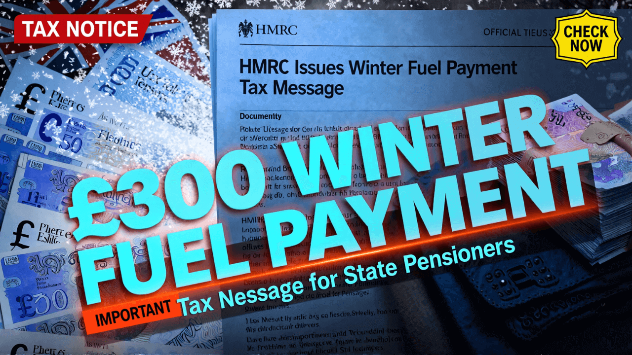 HMRC Issues £300 Winter Fuel Payment Tax Message to State Pensioners