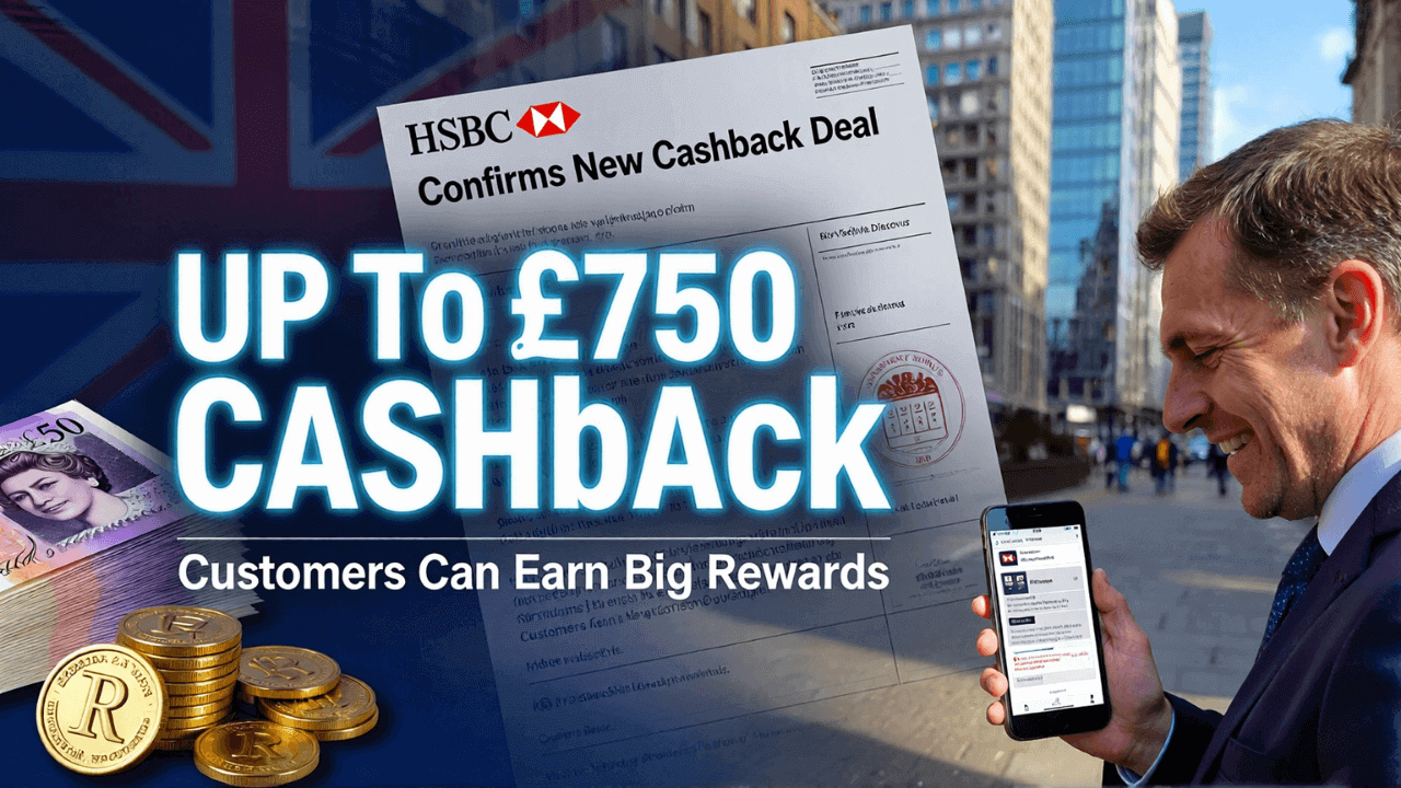 HSBC Confirms New Cashback Deal – Customers Can Earn Up to £750