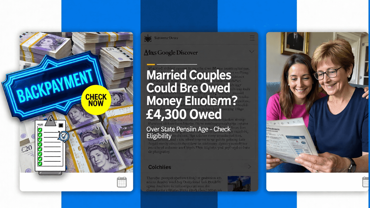 Married Couples Over State Pension Age Could Be Due £4,300 – Check Eligibility