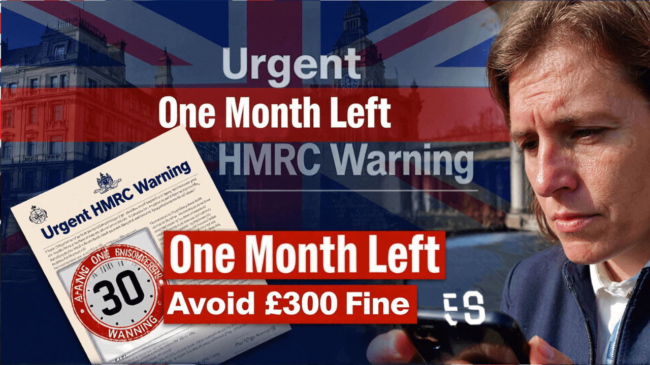 Urgent HMRC Warning: One Month Left to Avoid £300 Fine