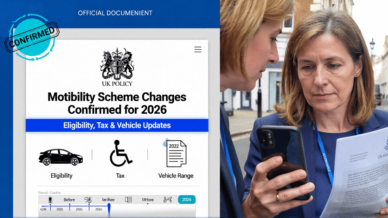 Motability Scheme Changes for 2026 Confirmed – Key Updates on Eligibility, Tax and Vehicle Range