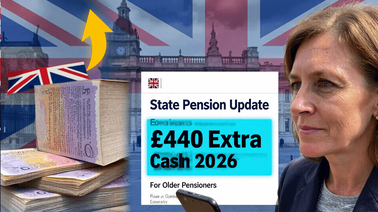 State Pension Update: £440 Extra Cash Coming for Older Pensioners in 2026