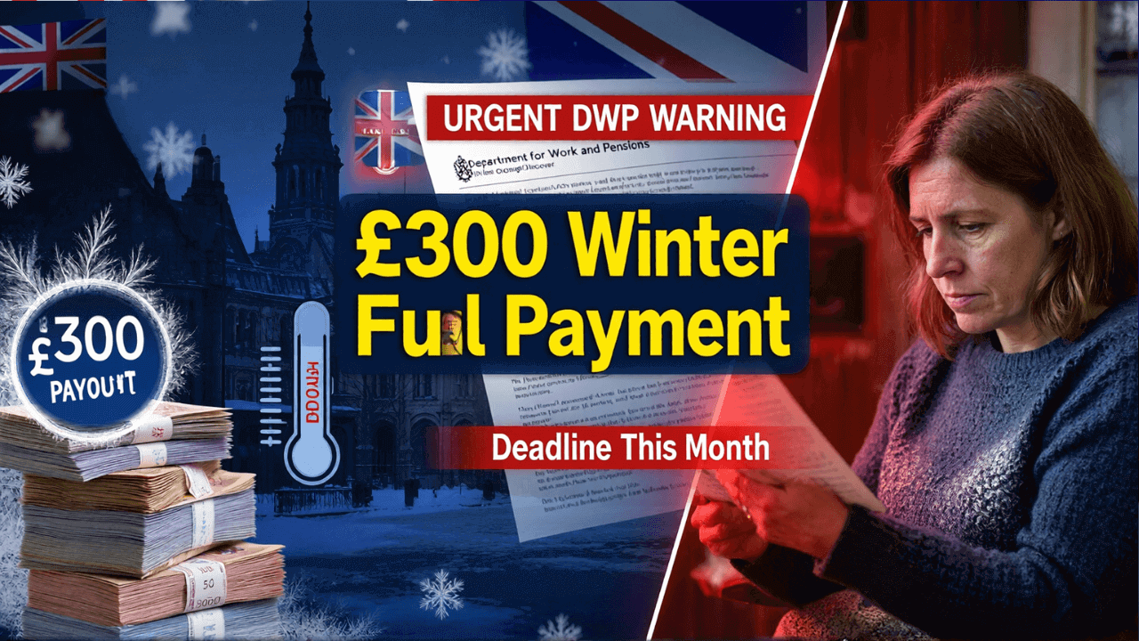 Urgent DWP Warning: Winter Fuel Payment Deadline to Claim £300 Is This Month